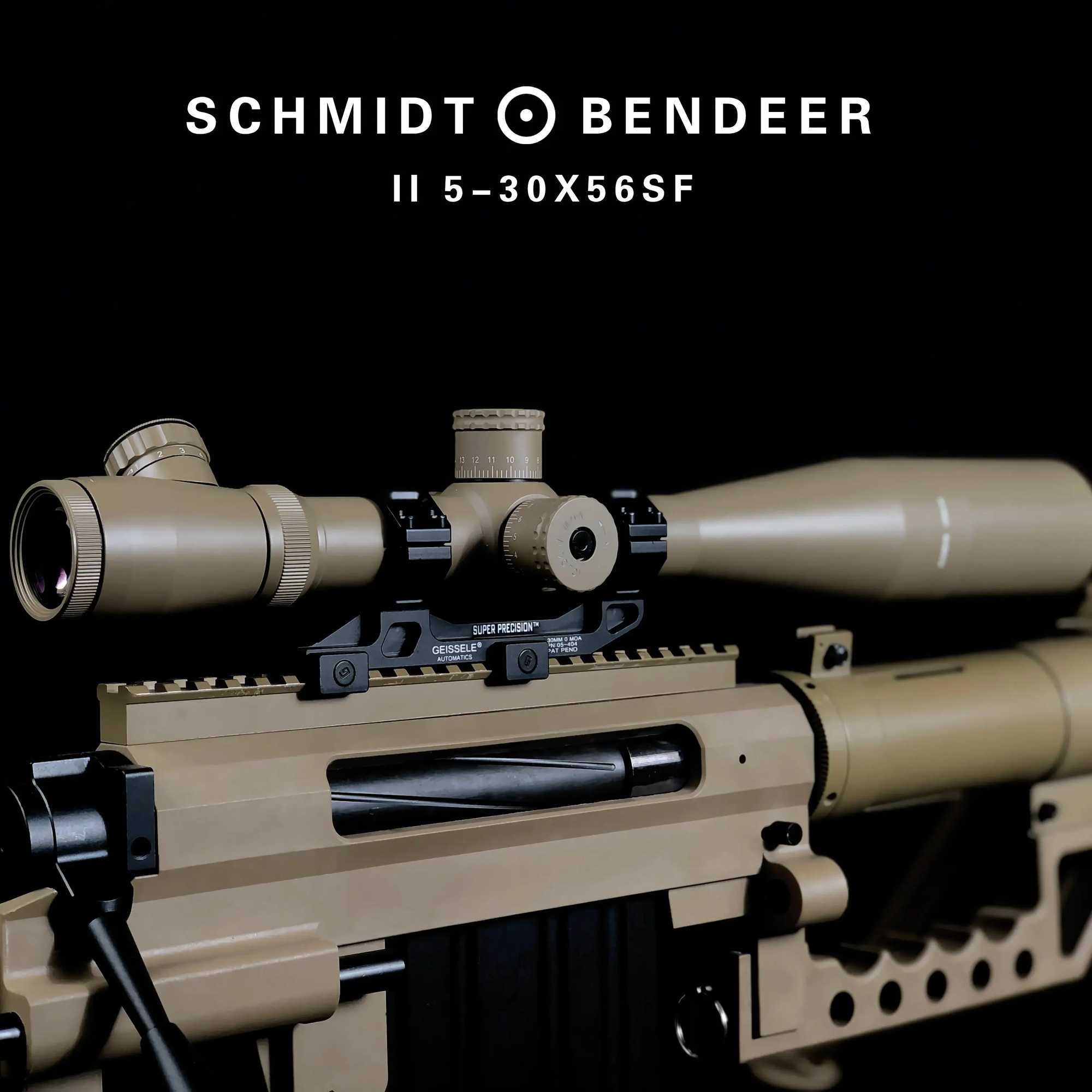 SCHMIDT BENDEER 5-30X56 SFIR Riflescope Hunting Side Parallax Turret Lock Reset Sniper Scope Rifle Airsoft Gun Sight X250228