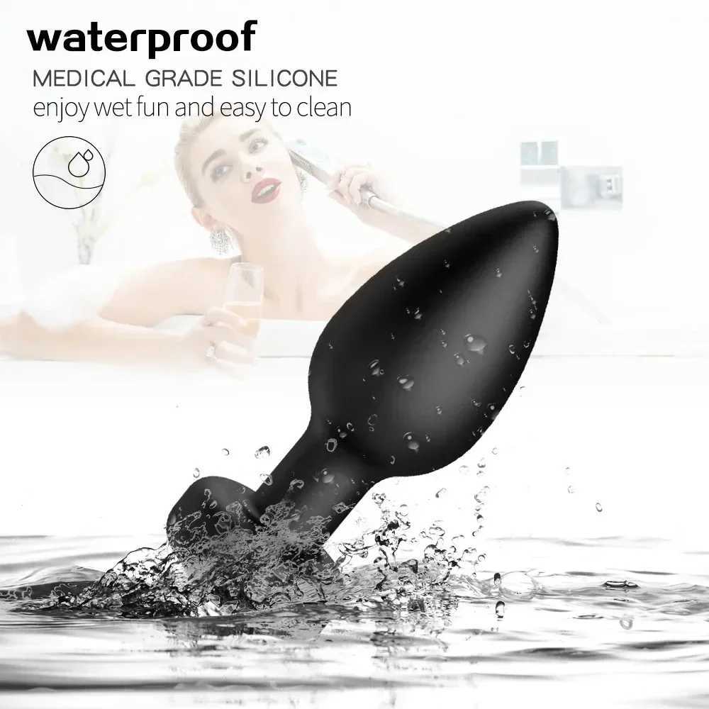 APP Wireless Control Anal Butt Plug Vibrator Men Prostate Massager Stimulator Female Masturbator Adult Sex Toy for Women Men GayW250228