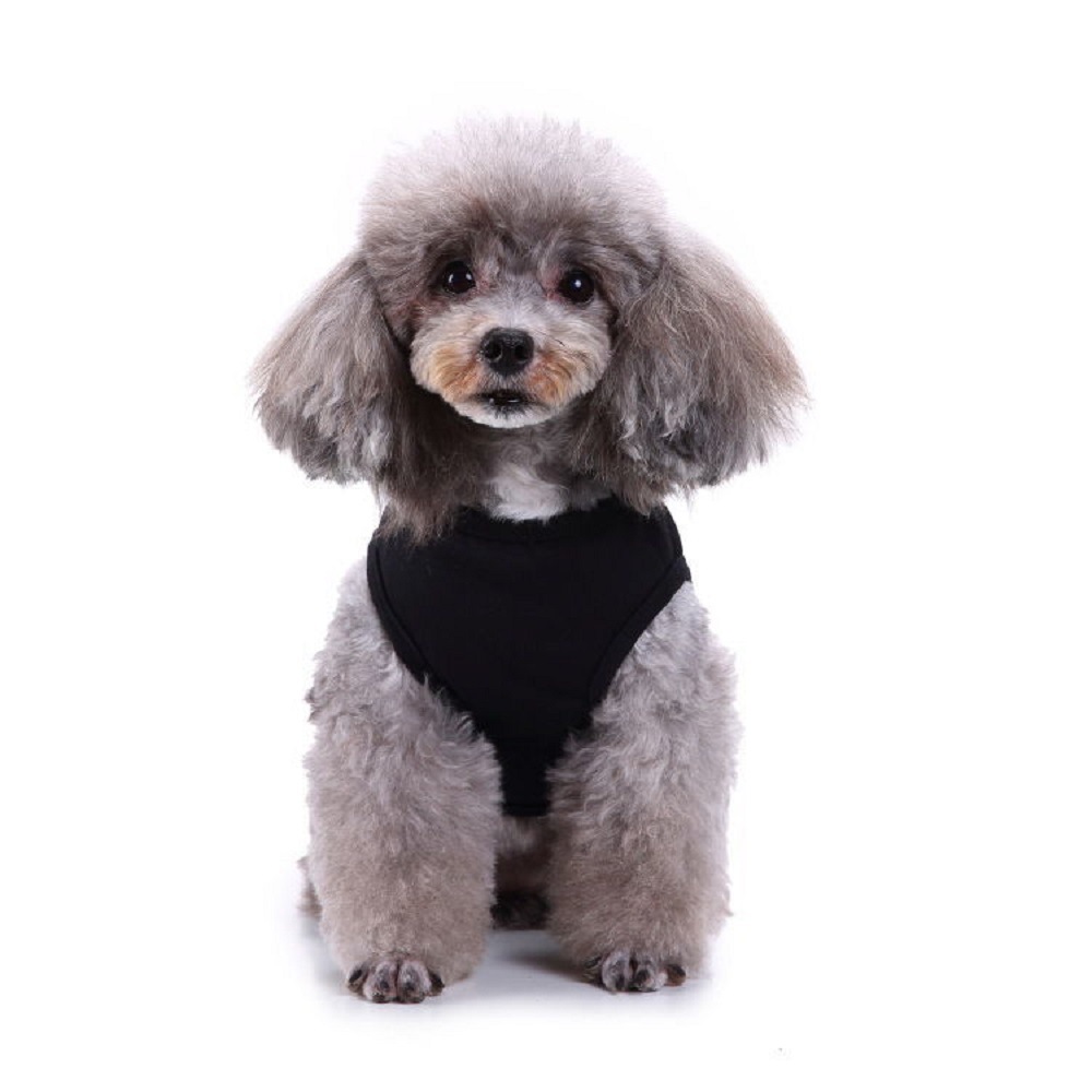 Cozy Sleeveless Dog Clothes, Soft, Lightweight, and Breathable Cotton Dog Shirt with I LOVE MY DAD Print, Tank Top for Small, Medium, and Large Breeds