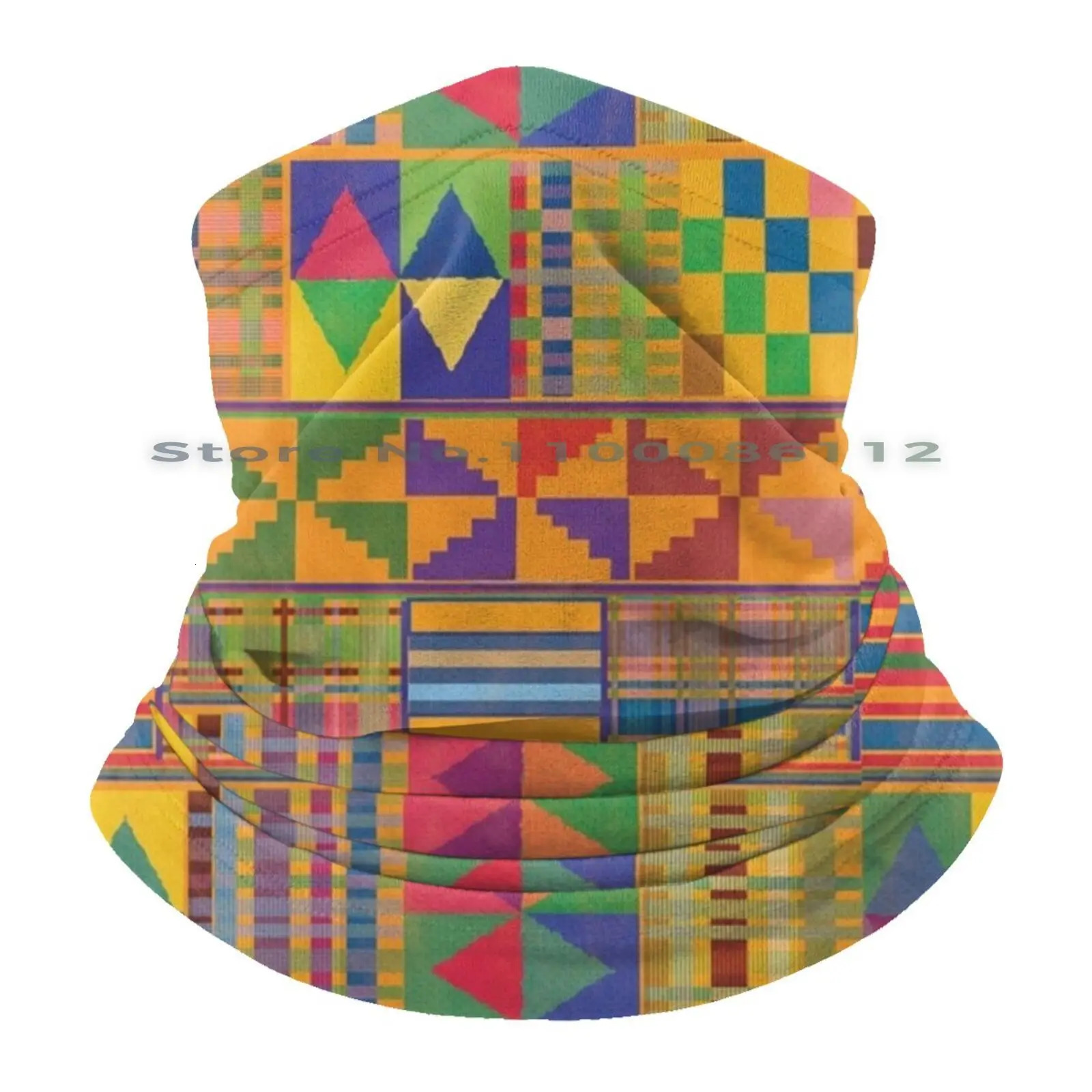 Kente Inspired Bucket Hat Sun Cap Graphic Pattern African Ghana Geometric Traditional Ethnic Diamonds Checkered Banded 250227