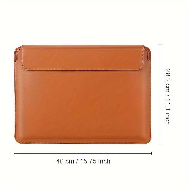 Artificial Leather Notebook Computer Inner Bag 15.6 Inch Magnetic Absorption Leather Case Suitable For MB Pro16 Laptop Bag Hand- Z250224