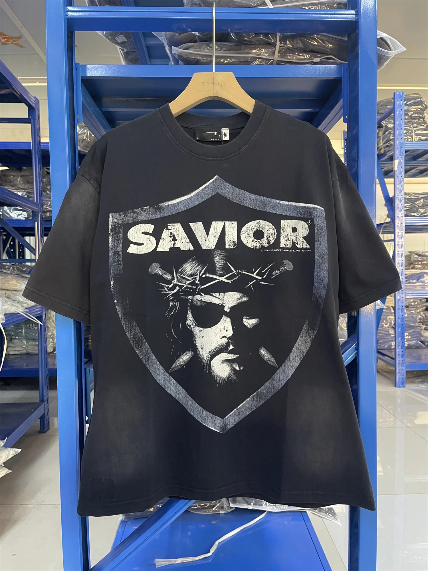 Arrival HELLST- Saviors Print High-Street Wear Full Cotton Quality Tops T-Shirt 250227