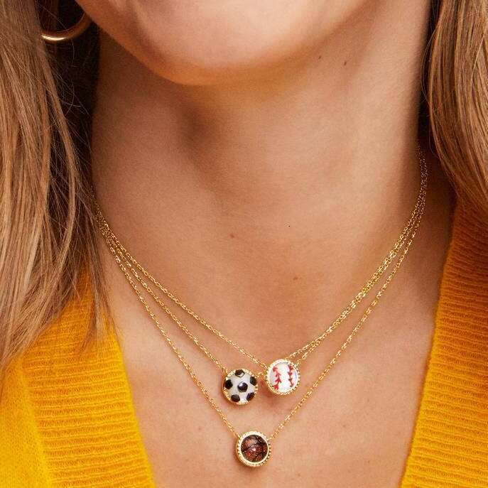 Football Necklace Women's Instagram New Product Basketball Baseball Personalized Sports Style