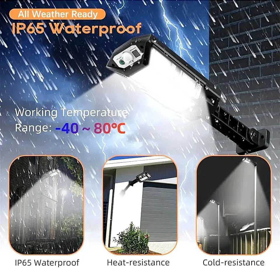 15000LM lighting 500 outdoor solar light with motion sensor 3-mode waterproof IP65 solar street light Z250301