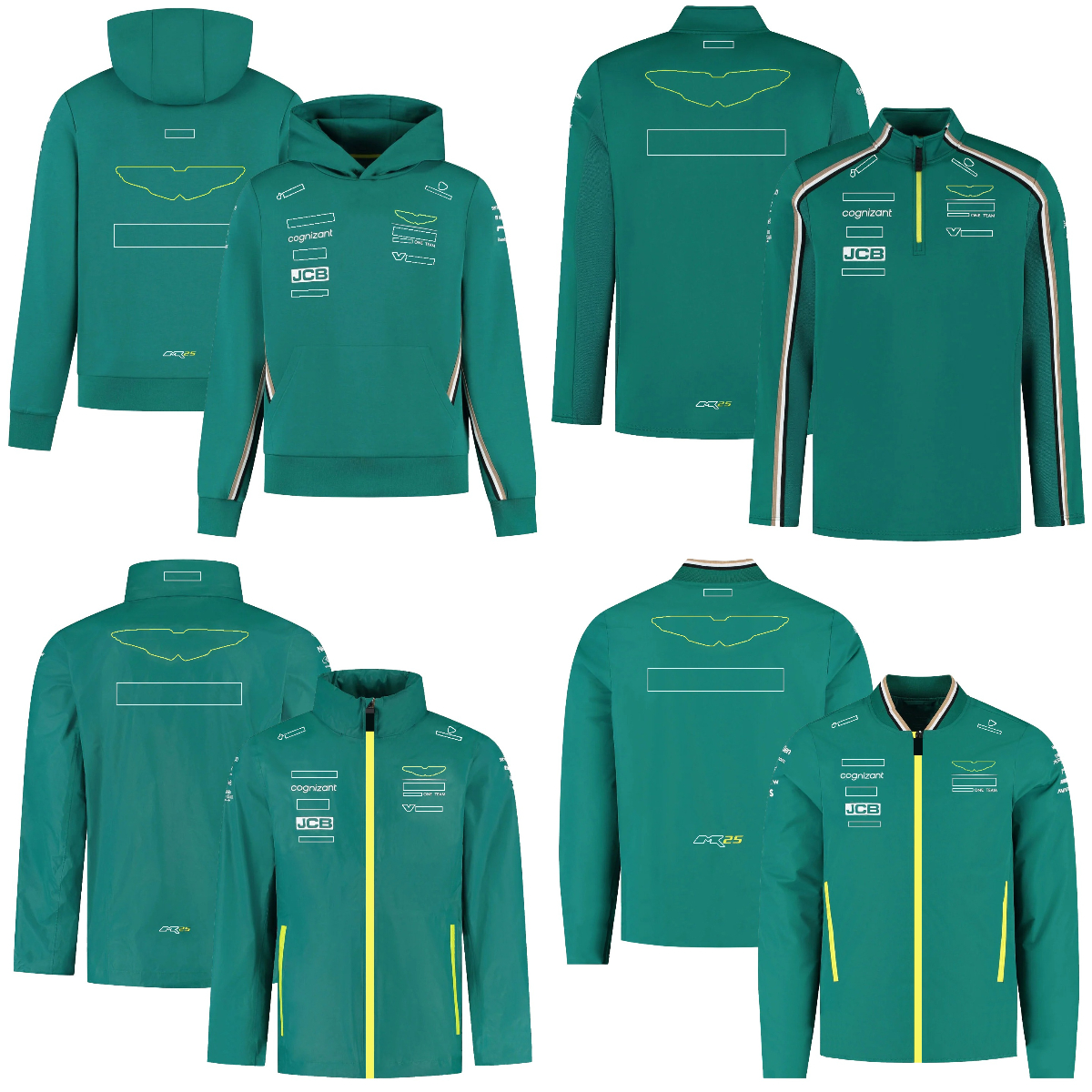 Update F1 2025 Team Driver Hoodie Formula 1 Official New Full Jacket 1/4 Zip Sweater Men Women Long Sleeve Hooded Sweatshirt