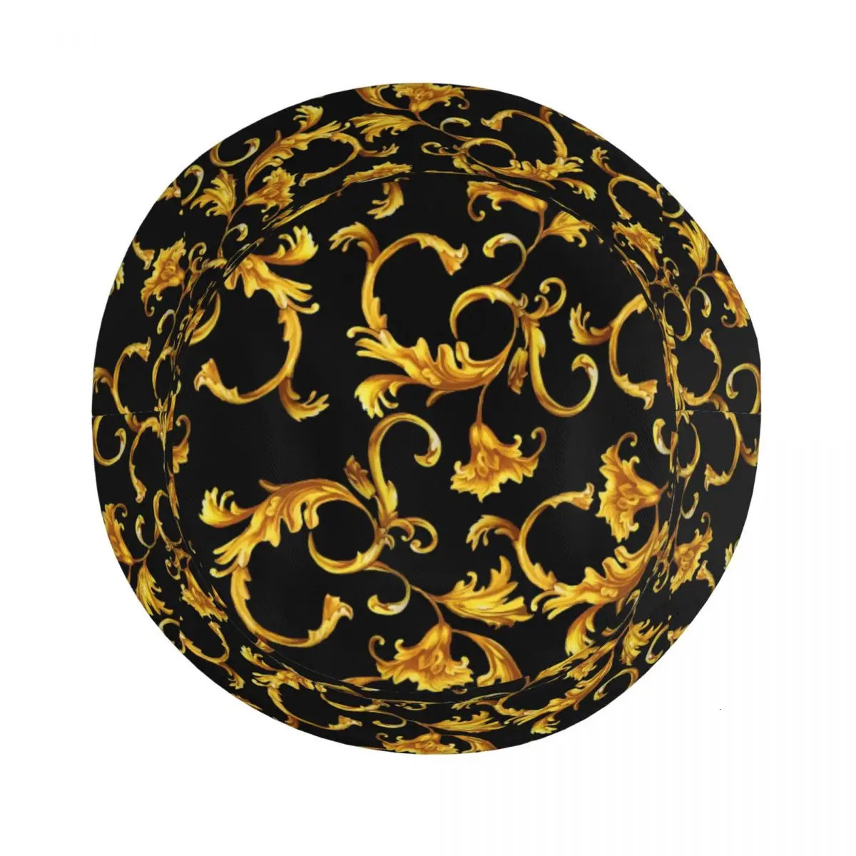 Woman Men Bob Hat Gold Baroque Bucket Hats Caps Birthday Gift Idea 250227