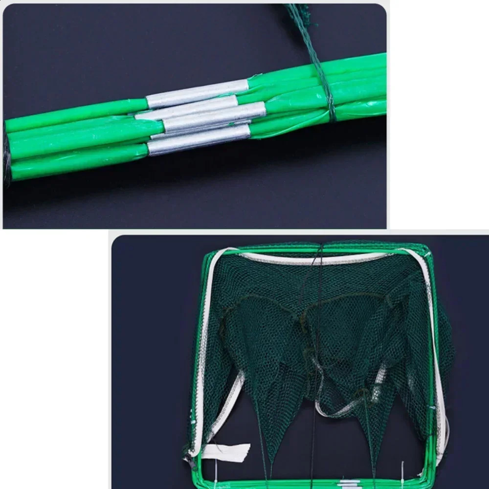 Fish net/shovel/cage folding crayfish catcher casting/fish net crab/crayfish/scent/eel trap 250228