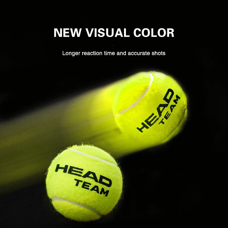 HEAD Professional Tennis 4B TEAM 3 Tour X Training Ball T 3B Pro Match Balls High Elasticity Resistant Durable Excesice Tennis 250224