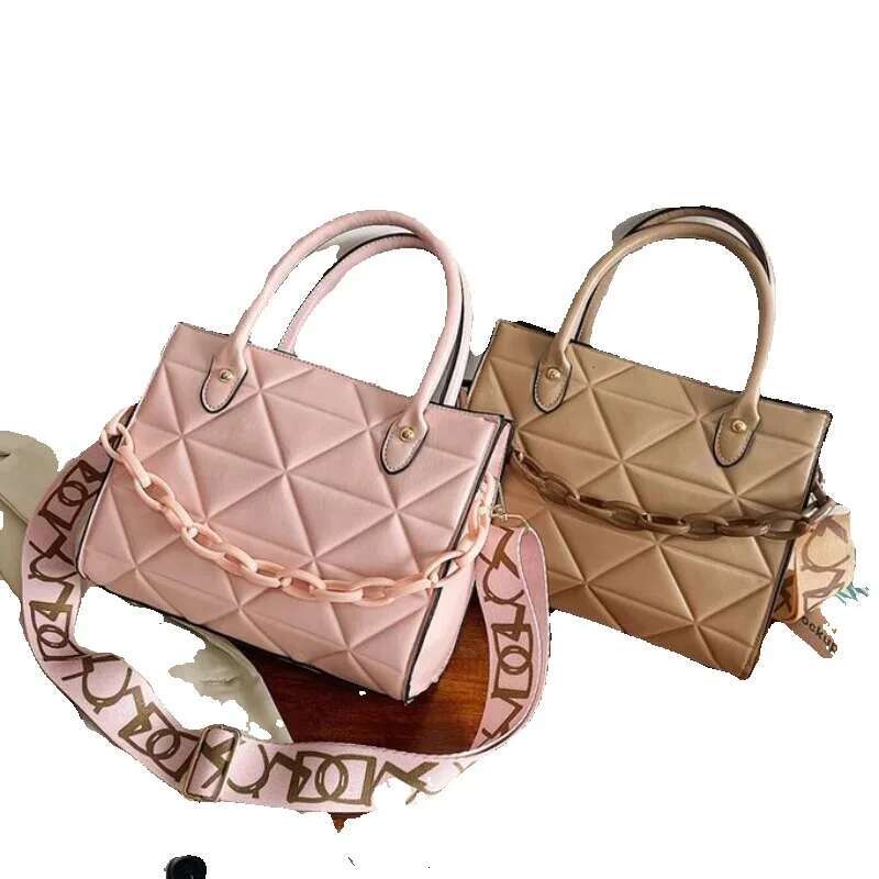 Ladies Handbag Girls Hundred Fashion Tote Commuter Large Capacity Slant Cross Bag Comfortable Shoulder Strap PU