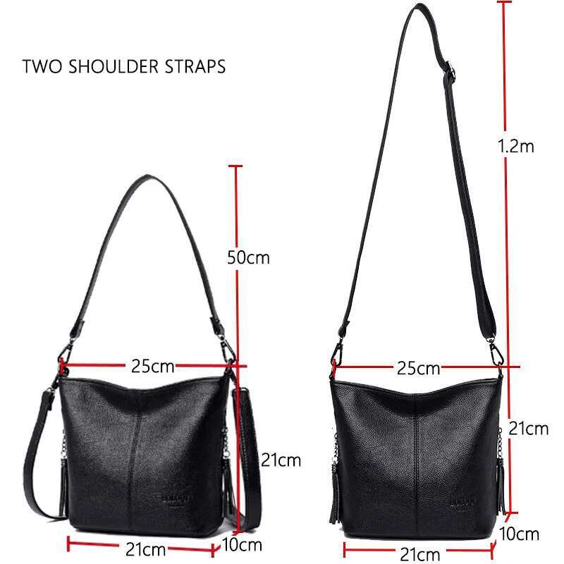 Ladies Hand Crossbody For Leather Purses And Handbags Women Shoulder Bags Designer Bucket Sac