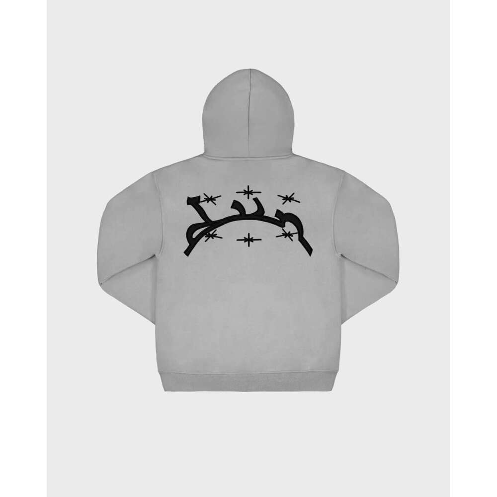 High street autumn winter new casual loose and fashionable women's foam printed hoodie