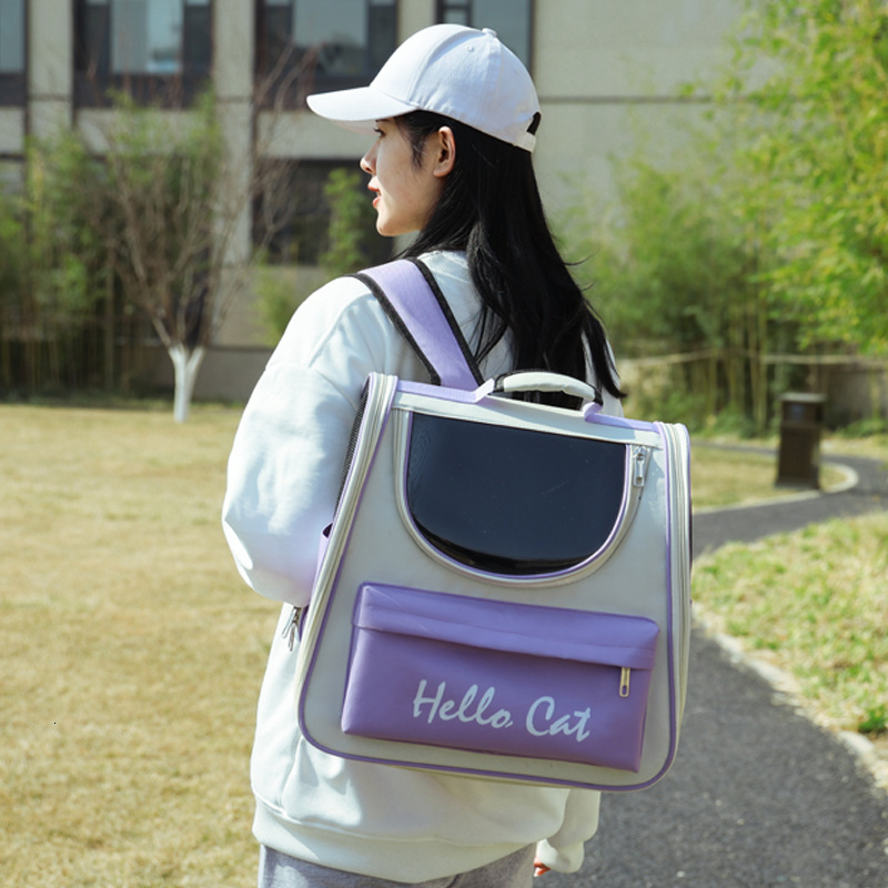 Cat easy use, spacious and breathable pet with multiple holes, suitable for all seasons, outdoor travel, backpack,