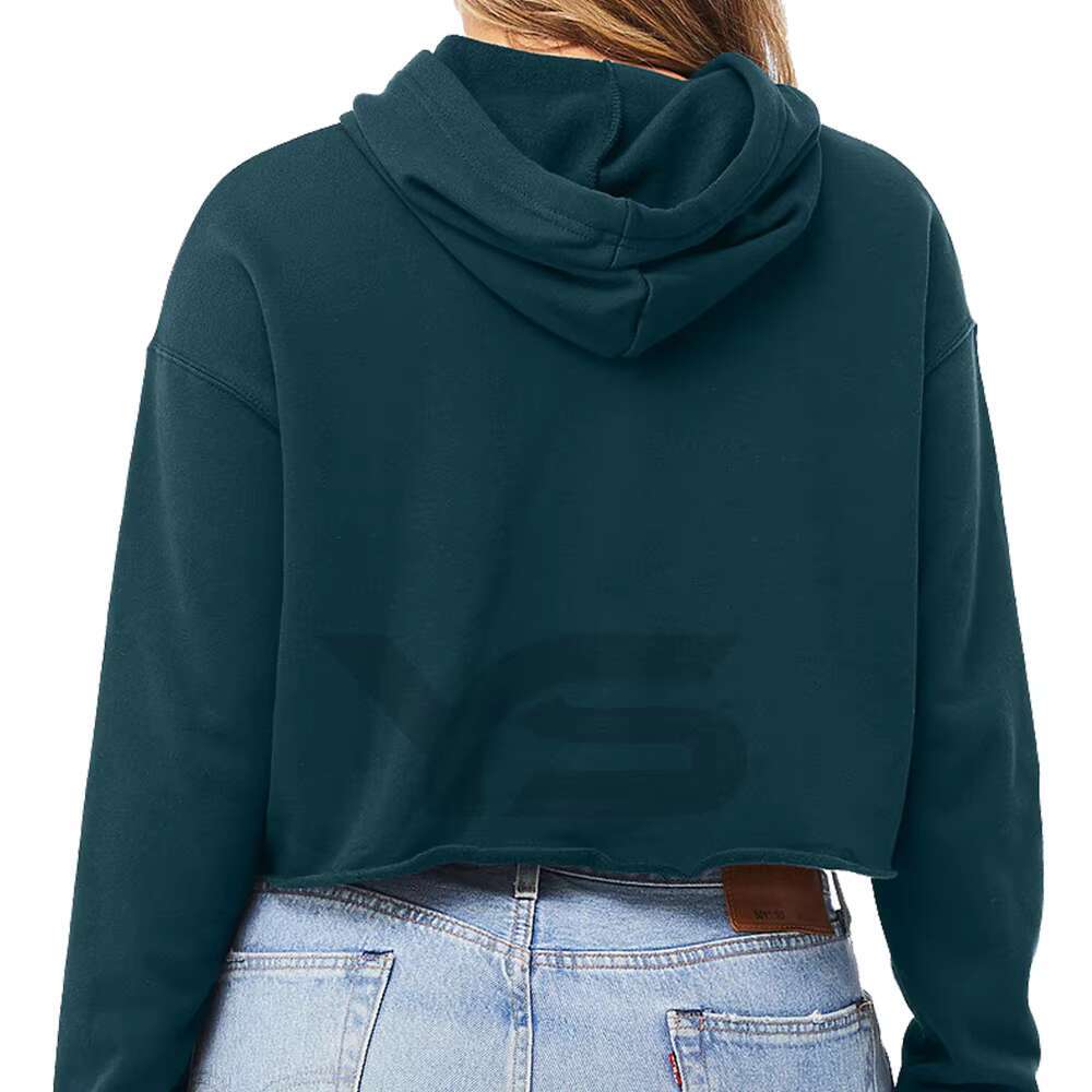 High Quality Oversized Crop Hoodie Autumn And Winter Thick Hooded Sweatshirt Loose Casual Women's Custom Hoodies