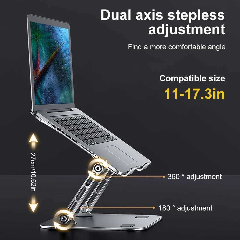 17 Universal Laptop Stand Foldable Mobile Phone Stand port Cell Phone Desk Bracket Lazy Holder Lifting Cooling StandXJ220228