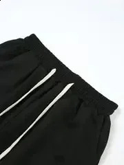 100 cotton shorts Ins sports summer and Korean loose fit straight width casual pants 250228Z