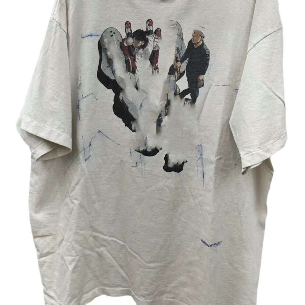 Summer new American printed short sleeved hip-hop high street trendy unisex T-shirt