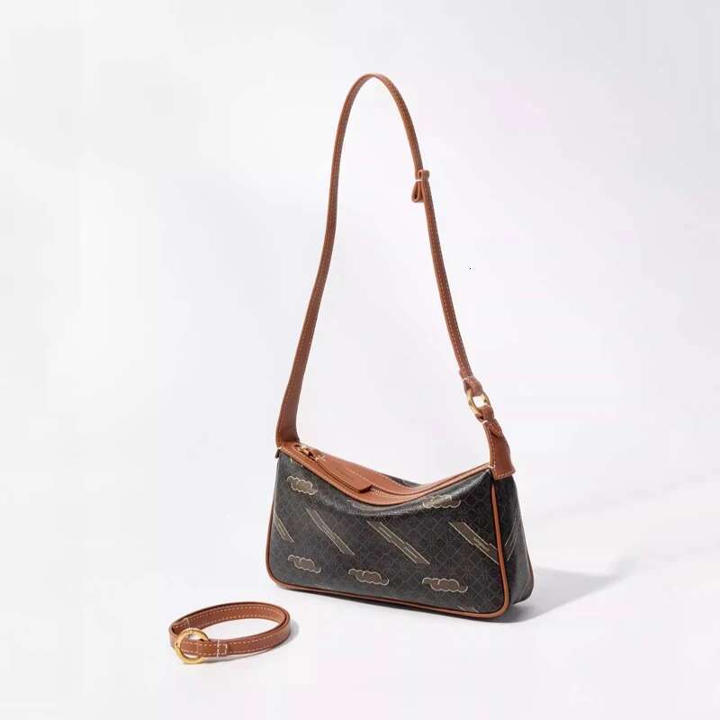 New Song Original Brand Design Handbag Casual Style Commuting Shoulder Vintage Print Women Crossbody Bag
