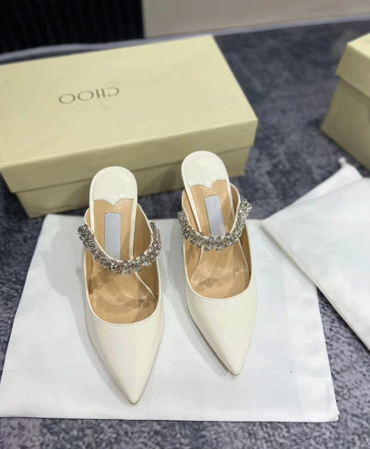 Summer Luxurious Brands Sacora Dress Shoes White Pearls Leather Pumps Lady Stiletto Heel Ankle Strap Bridal Wedding EU35-43.With Box 886