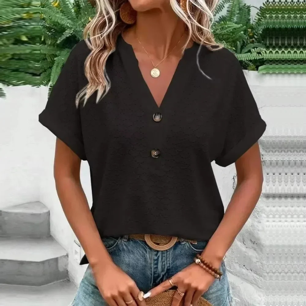 Casual Y2k Woman Tops Tees Fashion Clothes Women T Shirt Vintage Elegant Tshirt Summer Streetwear Ladies T-Shirts Clothing 250227