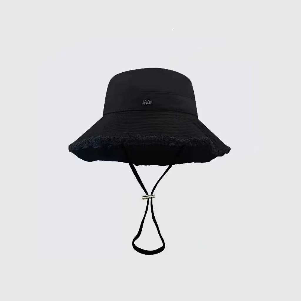Wide Brim Hats Bucket Hats 2023 New Four Seasons Correct Edition J Family Letter Fisherman Hat Fashion Versatile for Men and Women Outdoor Sun Protect
