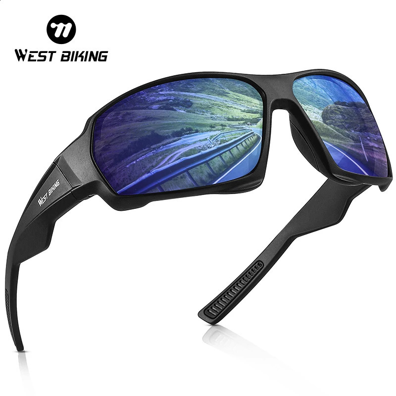 WEST BIKING Polarized Cycling Glasses HD Sunglasses Men Women Sports Goggles UV400 Road Bike Bicycle Fashion Fishing Eyewear 250221