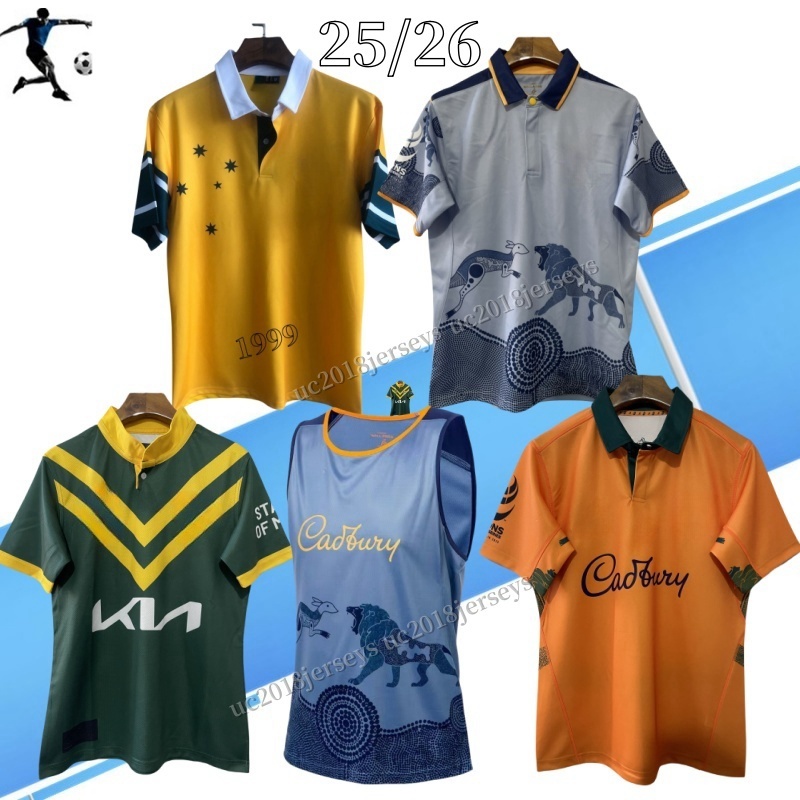 New 25 26 Australia Team jersey national team Australian home away 1999 2025 rugby shirt size S-5XL