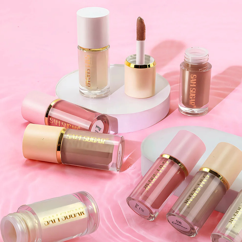 Liquid Contour Stick Natural Matte Bronzers Highlighters Shadow Waterproof Contouring Vface Shaping Brightening Rouge Makeup 250219