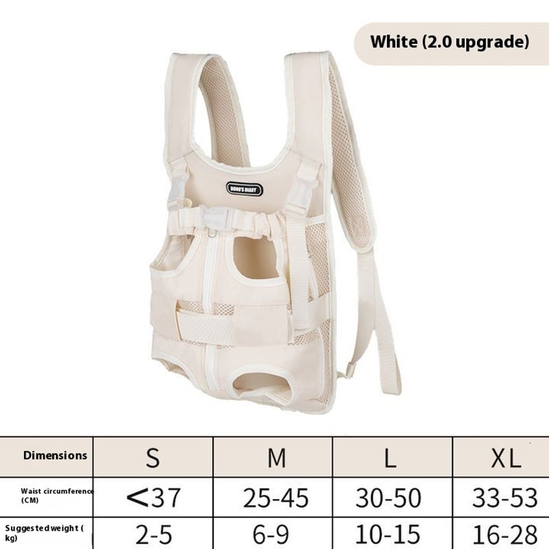 Portable Strap Backpack Small And Medium Sized Dog Carrying Chest Four Leg Pet Bag