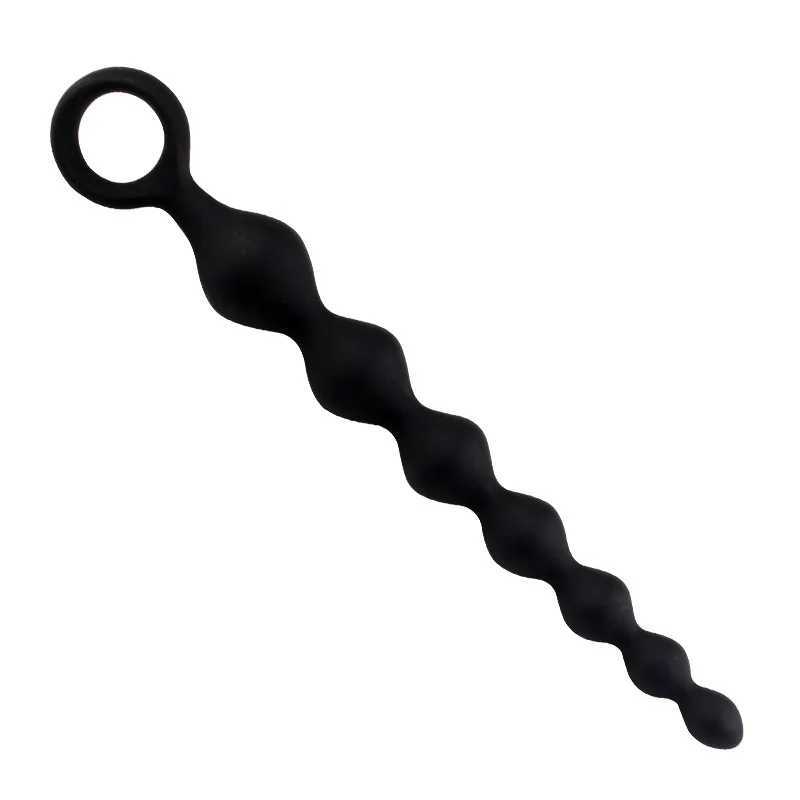 20CM Silicone Anal Beads Prostate Stimulator Ball Butt Plug Anal Plug 18+ Adult Women Men Couple Flirt Gay Erotic SM Sex Toys W250618