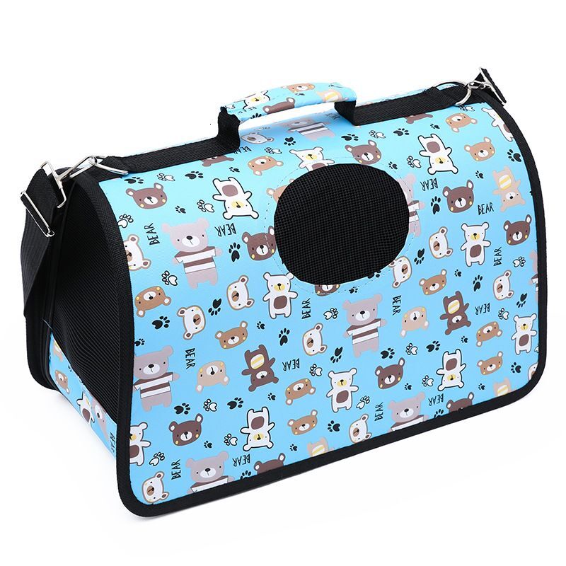 Handheld Cat Dog Foldable Portable Outdoor Bag Integrated Oxford Cloth Breathable Crossbody Pet Backpack