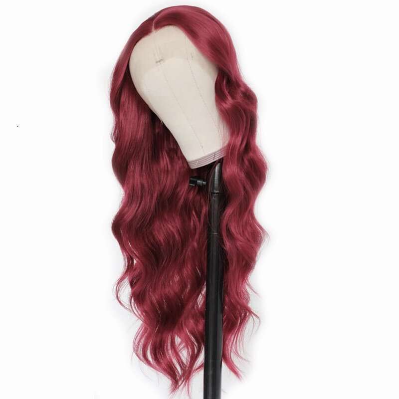 HD Front Lace Wig Front Lace Wig Women S Black Big Long Curly Hair Synthetic Full Head Cover Body Wave Wigs