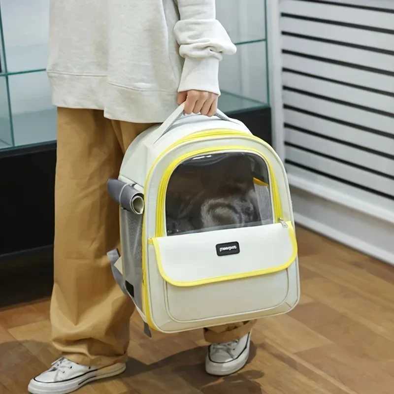 Pet Backpack Outdoor Large Cat Backpack Transparent Cat And Dog Supplies Capsule Breathable Carrying Bag Backpack Home 250205