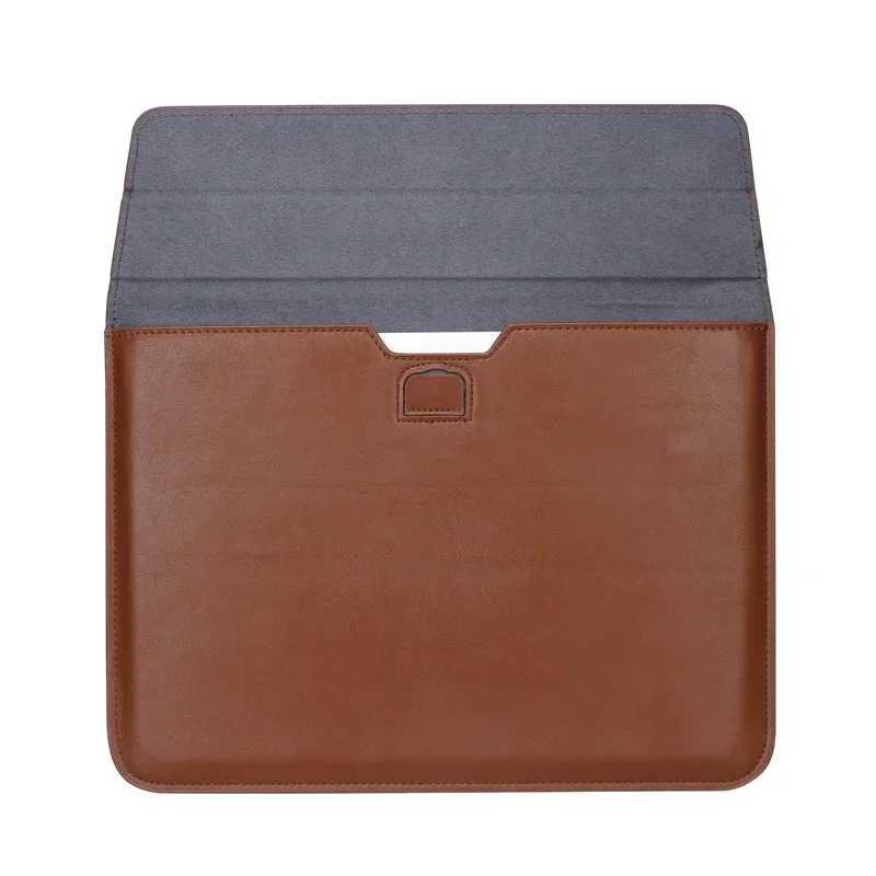 Macbook Air 13 Case 11 12 15 Pro 13.3 15.4 Retina Neutral Sleeve Envelope Fundas PU Leather Sleeve Notebook Bag Z250224