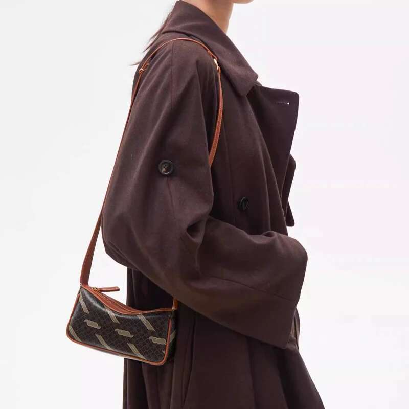 New Song Original Brand Design Handbag Casual Style Commuting Shoulder Vintage Print Women Crossbody Bag