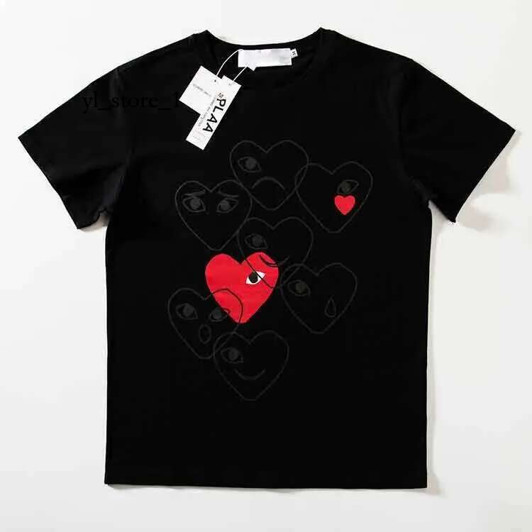 commander jersey Designer Men Women Casual Tee Loose Trendy Garment T-Shirts Heart High Quality Designers fashion pure cotton high quality play shirts 0e8