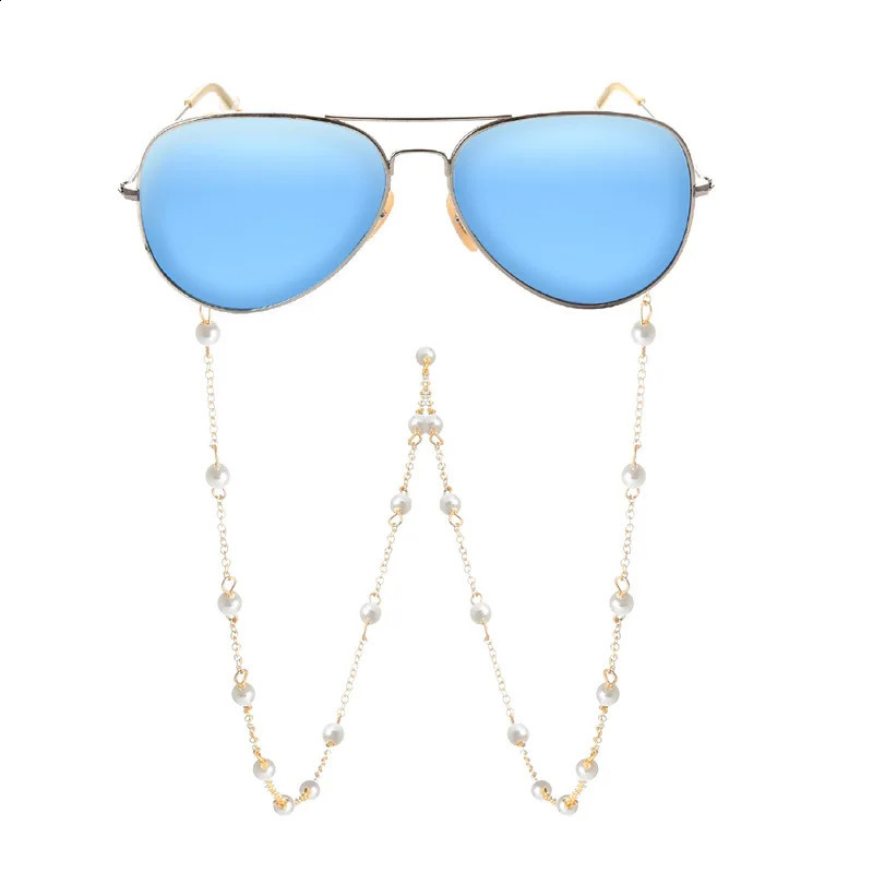 Sunglasses Masking Chains For Women Acrylic Pearl Crystal Eyeglasses Chains Lanyard Glass Fashion Jewelry Wholesale 250221