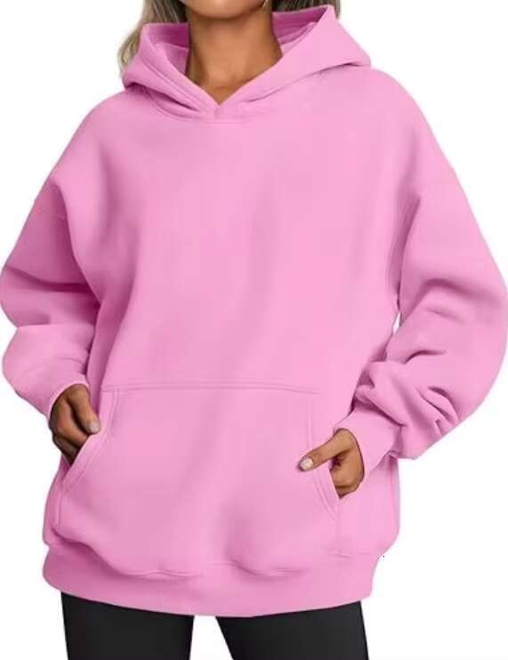 Wholesale Womens Oversized Sweatshirts Hoodies Custom Unisex Hoodie With Pockets Fleece Winter Clothes For Women