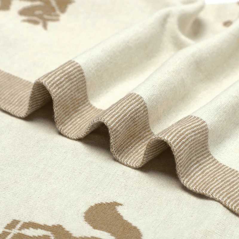 Baby Blankets Knitted Newborn Netural Cotton Stroller Bassinet Swaddle Wrap Sleep Covers Infant Kids Boys Girls Throw Play Mats free shipping