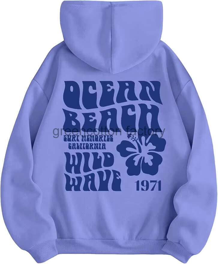 Custom Women's Letter Graphic Drawstring Hoodies Long Sleeve Thermal Pullovers Sweatshirt Printed Sports Hooded Cute Hoodie