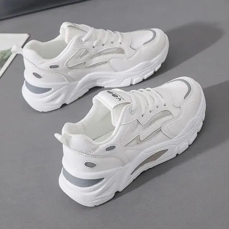 Top quality Brand High Quality New Style Free Delivery Designer 2025 Leisure Fashion Women's Sport Color Block Thick Sole Lace-up Running Woman S
