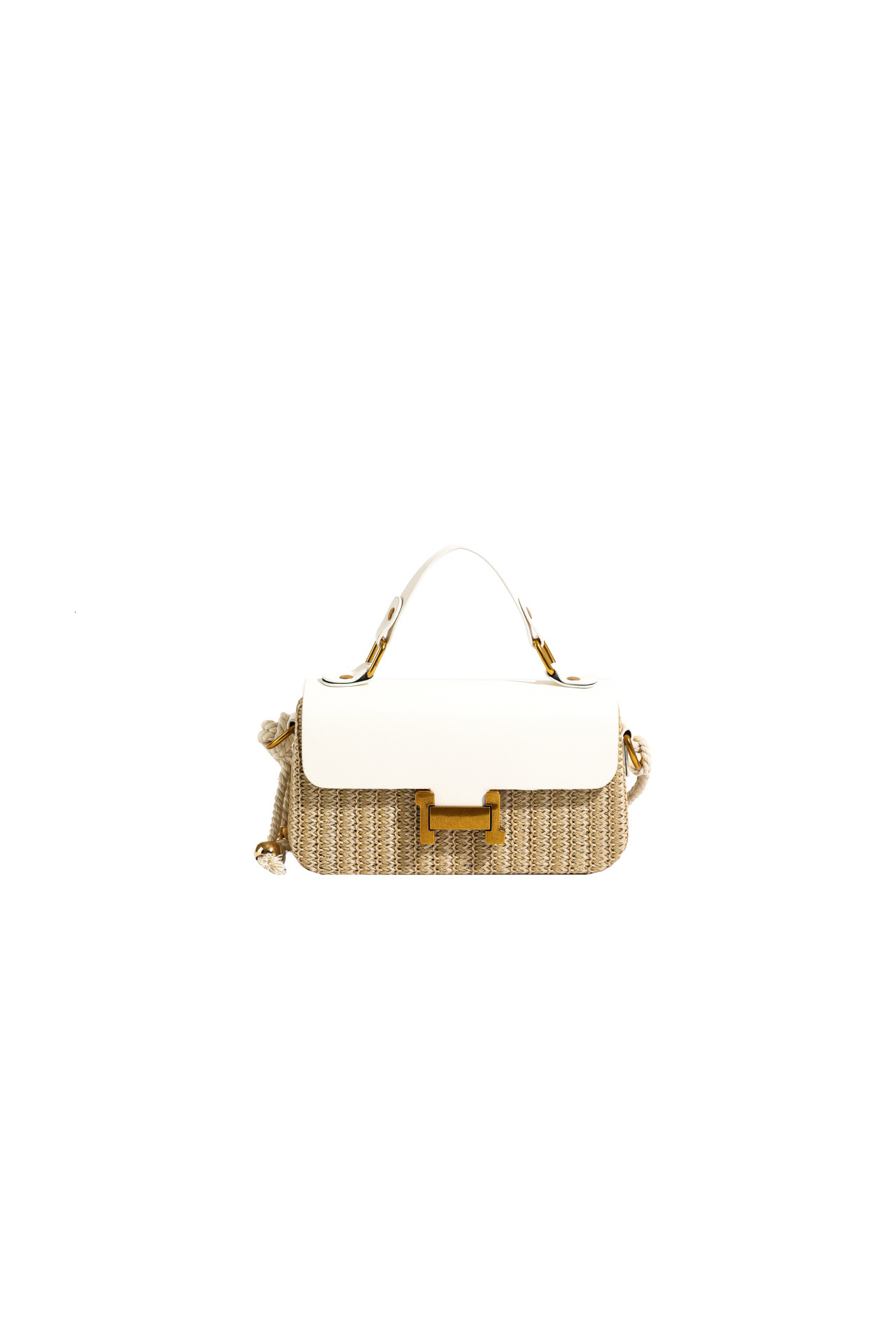 Small Square 2024 Spring/Summer New Color Contrast Splicing Texture Vacation Beach Women's Bag Trendy Handbag #swissmilitary