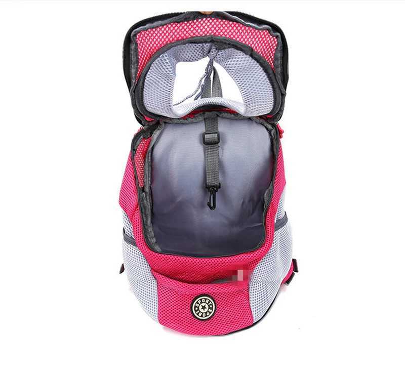 Pet Dog Carrier Cat Puppy Backpack Bag Breathable Portable Outdoor Travel Dog Puppy Head Out Chest Front Carrier Bag Backpack 250205