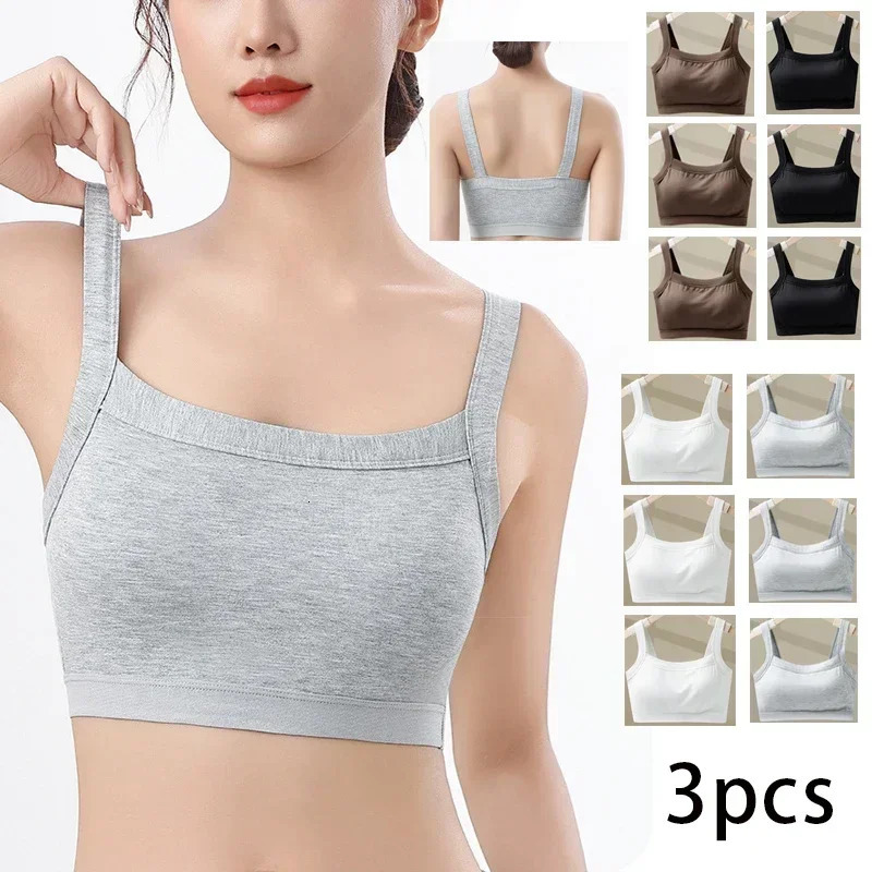 3 seamless sports bras to prevent sagging no steel rings comfortable largesized bra sexy yoga vest Bralette 250224