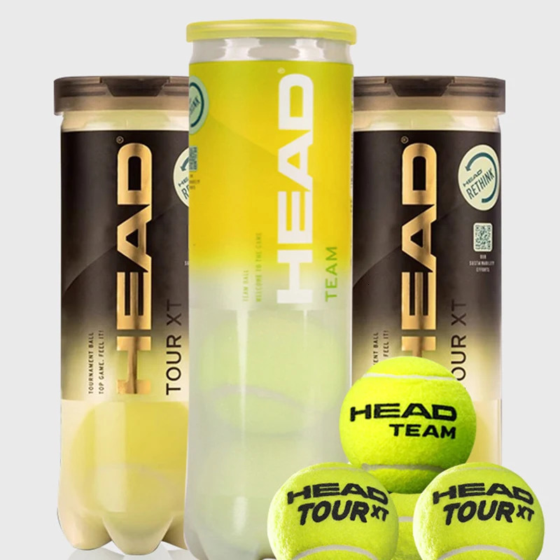 HEAD Professional Tennis 4B TEAM 3 Tour X Training Ball T 3B Pro Match Balls High Elasticity Resistant Durable Excesice Tennis 250224