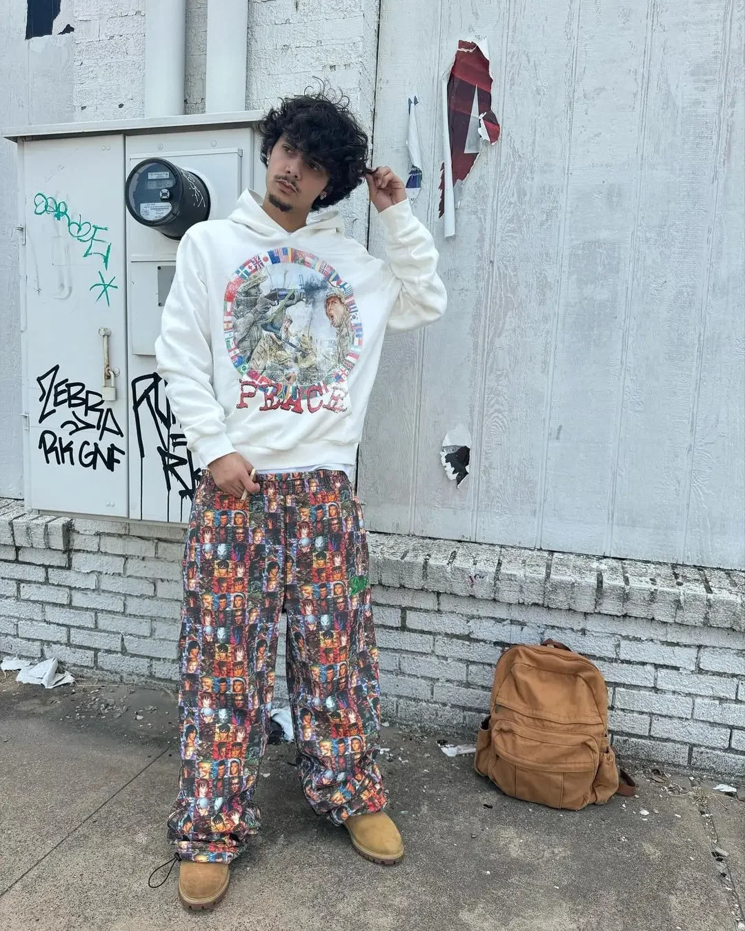 Harajuku Y2k War Print Pattern Hoodies Women Hoodie Coats Streetwear Gothic Fashion Sweatshirt Casual Men Clothing 250225