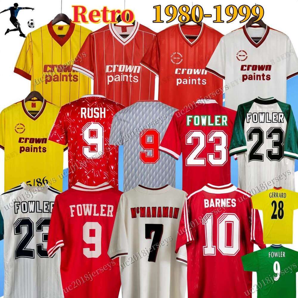 The ReDs soccer jerseys Retro 1965-1999 football shirts Long sleeve TORRES GERRARD SUAREZ OWEN BARNES KUYT 80 82 83 85 86 89 91 93 95 96 97 98 99 shirt