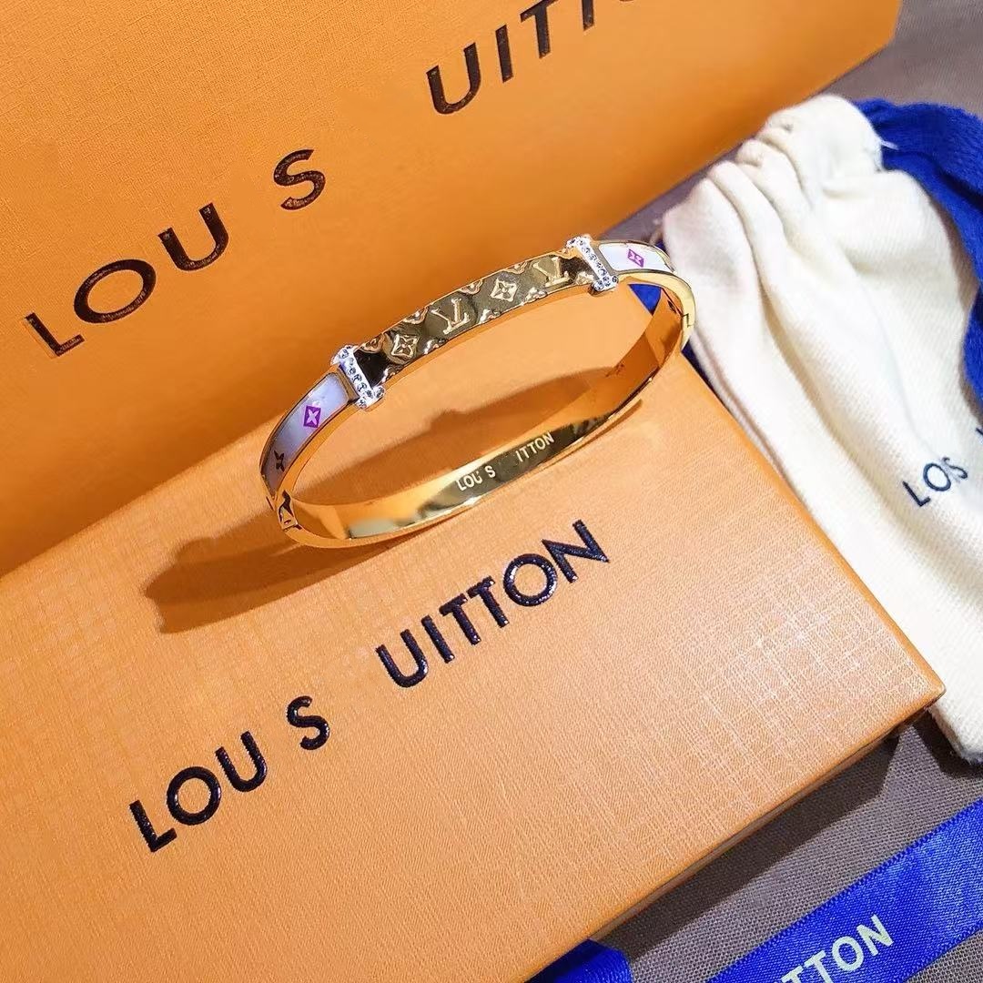 2025 Fashion lvt Bracelet Designer Bracelet Jewelry Classic Bangle 18K Gold Plated for Women Men h Bracelet Silver Luxury brand Jewelrys Braceletes AA