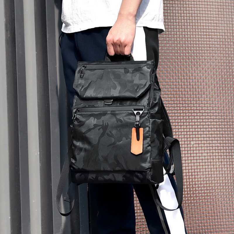 High quality waterproof mens laptop backpack luxury brand designer black business backpack city mens backpack USB charging Z250224