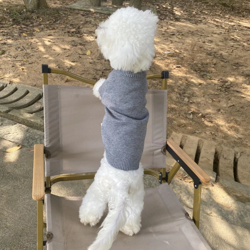 Autumn Winter Schnauzer Sweater for Chihuahua Floral Warm Sweater for Poodle Costume Pug Apparel PC1154 250226