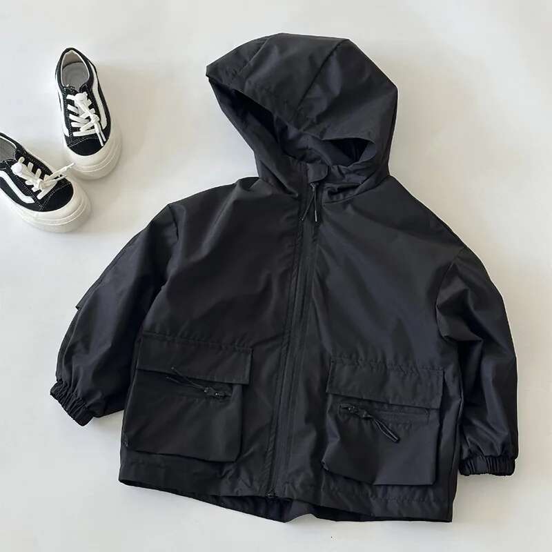 Ddmyshoesvip Boys Jackets Spring Autumn Hoody For Kids Waterproof Children Coat Casual Teenager Outerwear School Baby Windbreaker Clothing